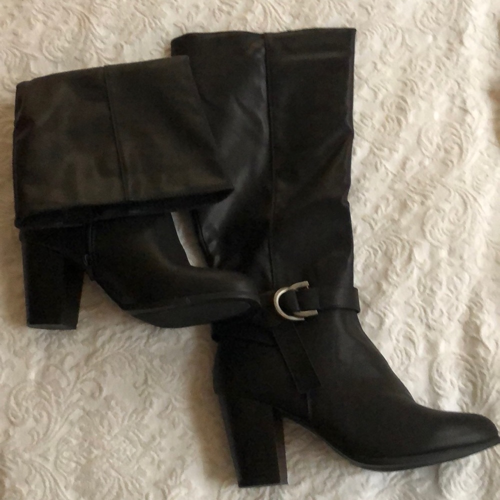 Rampage Boots - Black - Size 10 - Wide Calf